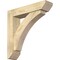 Ekena Millwork Thorton Slat Rough Sawn Bracket w/ Offset Brace, Douglas Fir, 6"W x 26"D x 26"H BKT0604X26X26THR06RDF - alternate 1